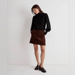 Madewell corduroy mini skirt